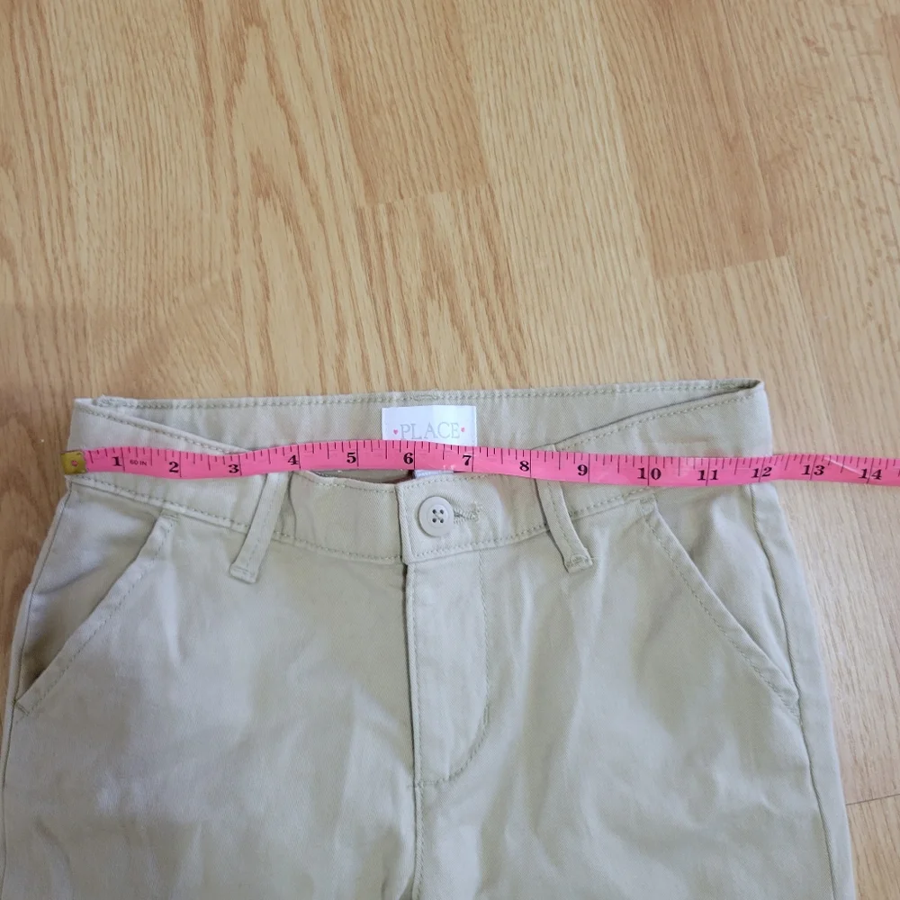The Children's Place Khaki Chino Bootcut Uniform Pants Sz 8